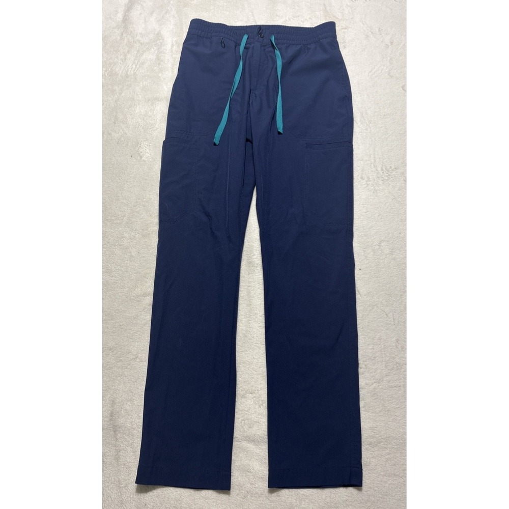 FIGS FIGSPRO Skinny Zip Fly Trouser Womens Small / XS Blue Front Zipper Fly